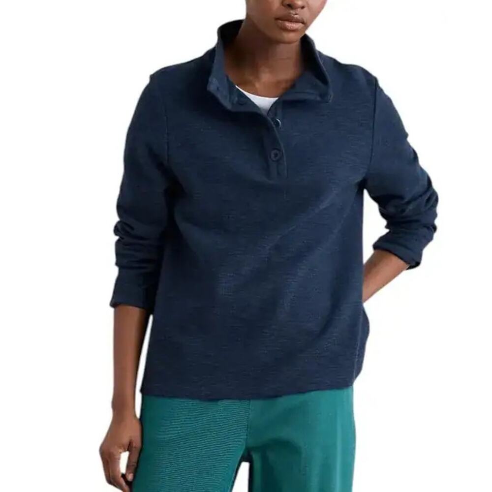 Seasalt Cornwall Navy Last Boat Home Pull-Over Sweater Jumper-Medium
